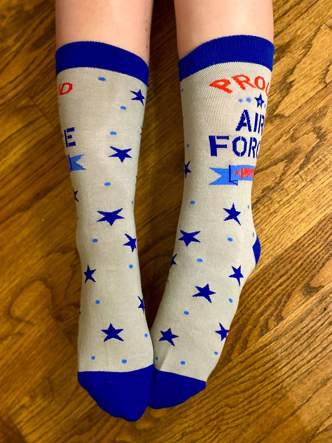 Proud Air Force Mom Women's Crew Socks