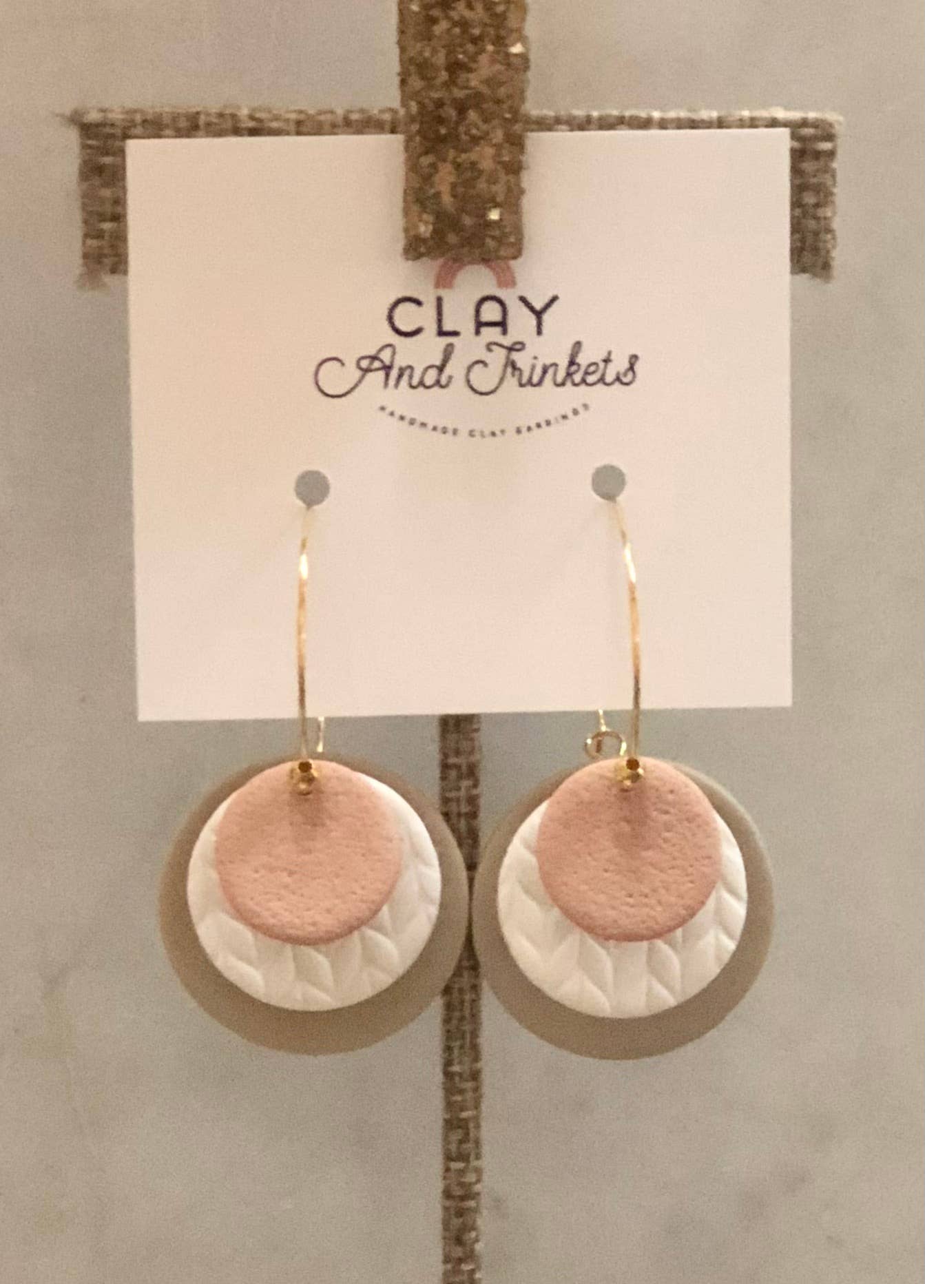 Stacked Disc Hoops #3