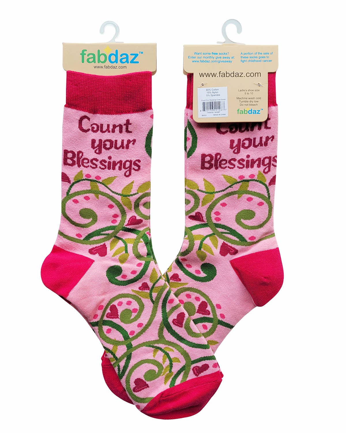Count Your Blessings Women's Crew Socks