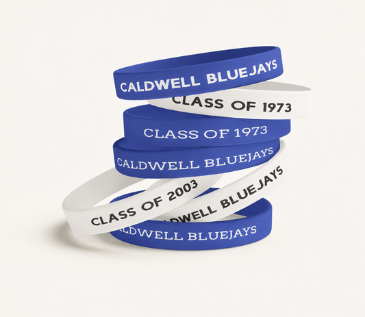 Blue + White Bands
