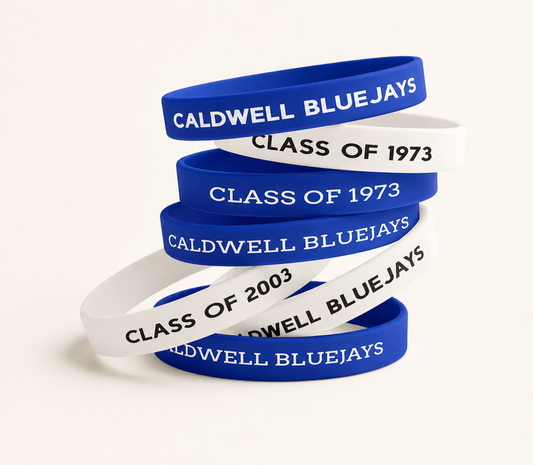 Blue + White Bands