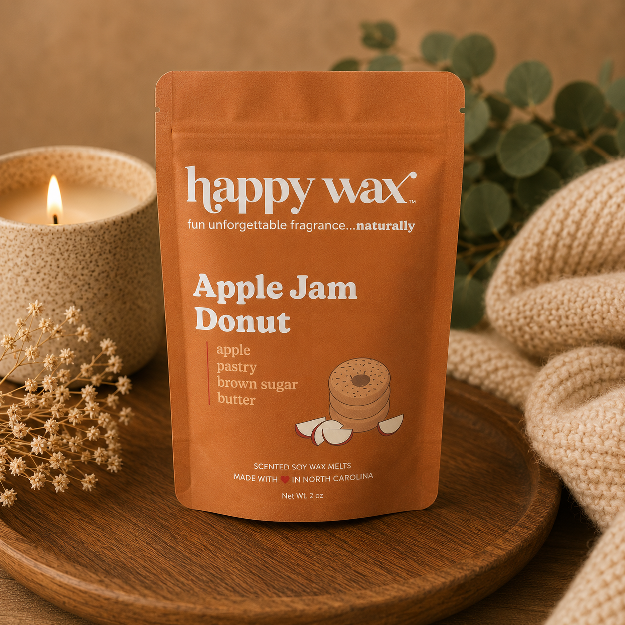 Apple Jam Donut Wax Melts