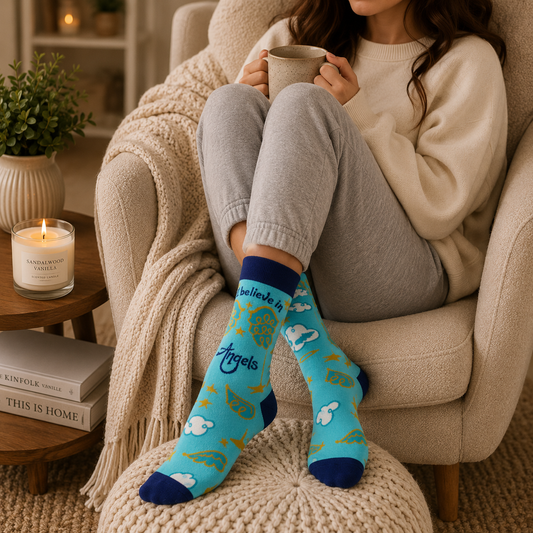 I Believe In Angels Women's Crew Socks