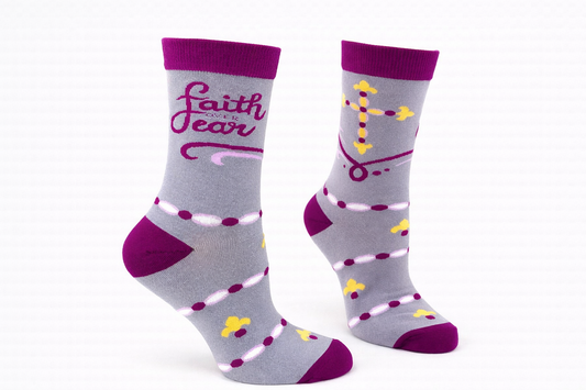 Faith Over Fear Women's Crew Socks