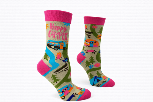 Happy Camper Women's Crew Socks