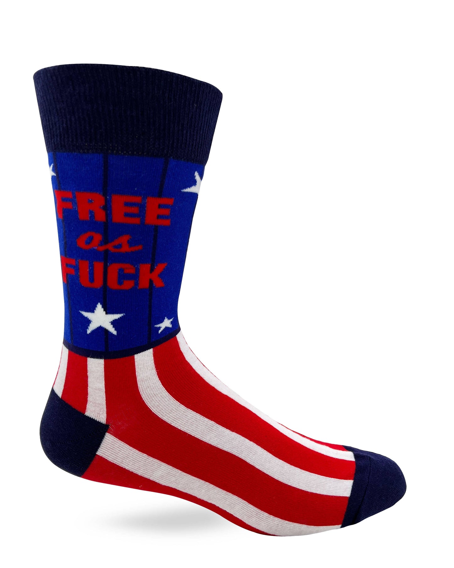Free As F..k Men's Novelty Crew Socks